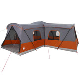 Tenda con tetto Grigio e arancione 680 x 510 x 210 cm