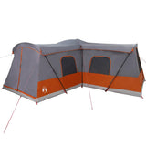 Tenda per 16 persone Grigio e arancione 680 x 510 x 210 cm