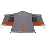 Tenda con tetto Grigio e arancione 680 x 510 x 210 cm
