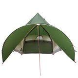 Tenda Teepee con tetto Verde e Grigio 600 x 600 x 347 cm