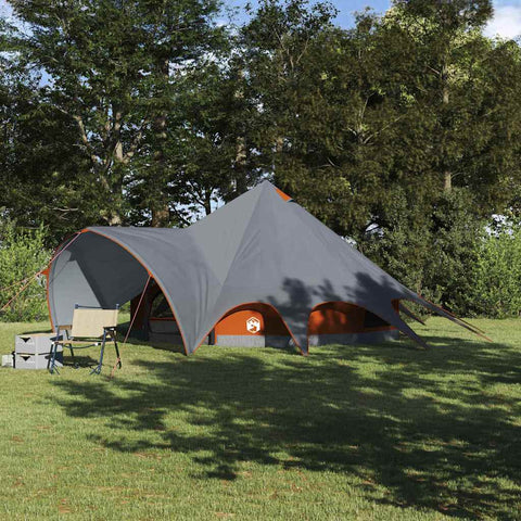 Tenda Teepee con tetto Grigio e arancione 600 x 600 x 347 cm