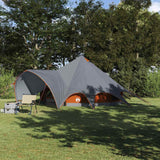 Tenda Teepee per 5 Persone con tetto Grigio e arancione