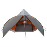 Tenda Teepee con tetto Grigio e arancione 600 x 600 x 347 cm