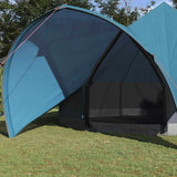 Tenda Teepee per 7 Persone Blu e Grigio 600 x 600 x 347 cm