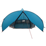 Tenda Teepee per 7 Persone Blu e Grigio 600 x 600 x 347 cm