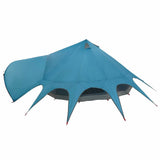 Tenda Teepee per 7 Persone Blu e Grigio 600 x 600 x 347 cm
