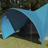 Tenda Teepee per 9 Persone Blu e Grigio 502 x 502 x 297 cm