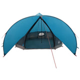 Tenda Teepee per 9 Persone Blu e Grigio 502 x 502 x 297 cm