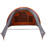 Tenda a tunnel con tetto Grigio e arancione 778 x 356 x 210 cm