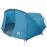Tenda tunnel per 4 persone Blu e Grigio 318 x 275 x 140 cm