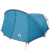 Tenda tunnel per 4 persone Blu e Grigio 318 x 275 x 140 cm