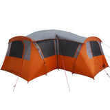 Tenda Familiare con tetto Grigio e arancione 745 x 700 x 217 cm