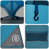 Tenda Familiare con tetto Blu e Grigio 460 x 430 x 214 cm