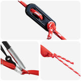 Tenda Familiare con tetto Grigio e arancione 460 x 430 x 214 cm