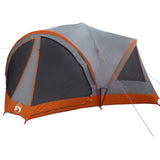 Tenda Familiare con tetto Grigio e arancione 460 x 430 x 214 cm