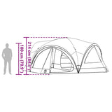 Tenda Familiare con tetto Grigio e arancione 460 x 430 x 214 cm