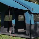 Tenda familiare per 4 persone Blu e Grigio 324 x 255 x 230 cm