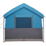 Tenda familiare per 4 persone Blu e Grigio 324 x 255 x 230 cm