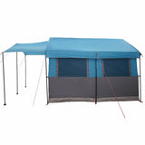Tenda Familiare con tetto Blu e Grigio 324 x 255 x 230 cm