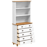 Gabbia ASKIM Bianco 91 x 40 x 200,5 cm Pino massello