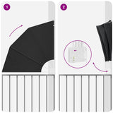 Schermo di Privacy per Balcone Antracite 115 x 115 cm Tessuto