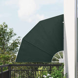 Schermo di Privacy per Balcone Verde scuro 115 x 115 cm Tessuto