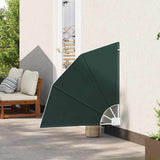 Schermo di Privacy per Balcone Verde scuro 115 x 115 cm Tessuto