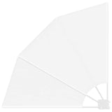 Schermo di Privacy per Balcone Bianco 115 x 115 cm Tessuto