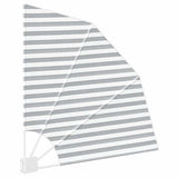 Schermo di Privacy per Balcone Antracite e bianco 115 x 115 cm