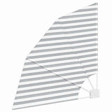 Schermo di Privacy per Balcone Antracite e bianco 115 x 115 cm