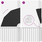 Schermo di Privacy per Balcone Antracite 160 x 160 cm Tessuto