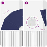 Schermo di Privacy per Balcone Blu marino 160 x 160 cm Tessuto