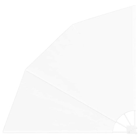 Schermo di Privacy per Balcone Bianco 160 x 160 cm Tessuto