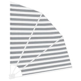 Schermo di Privacy per Balcone Antracite e bianco 160 x 160 cm