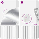 Schermo di Privacy per Balcone Antracite e bianco 160 x 160 cm