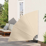 Schermo di Privacy per Balcone Beige 140 x 140 cm Tessuto