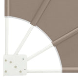 Schermo di Privacy per Balcone 140 x 140 cm Poliestere Tortora