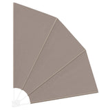 Schermo di Privacy per Balcone 140 x 140 cm Poliestere Tortora
