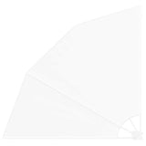 Schermo di Privacy per Balcone 140 x 140 cm Poliestere Bianco