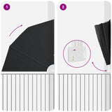 Schermo di Privacy per Balcone Antracite 210 x 210 cm Tessuto