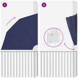 Schermo di Privacy per Balcone Blu marino 210 x 210 cm Tessuto