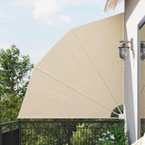 Schermo di Privacy per Balcone Beige 210 x 210 cm Tessuto
