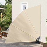 Schermo di Privacy per Balcone Beige 210 x 210 cm Tessuto