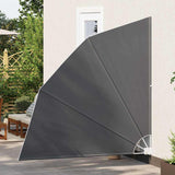 Schermo di Privacy per Balcone Nero 210 x 210 cm Tessuto