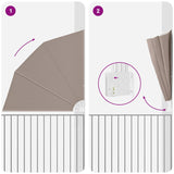 Schermo di Privacy per Balcone Talpa 210 x 210 cm Tessuto