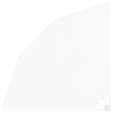 Schermo di Privacy per Balcone 210 x 210 cm Poliestere Bianco