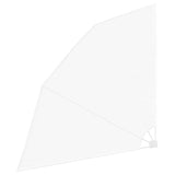 Schermo di Privacy per Balcone 210 x 210 cm Poliestere Bianco