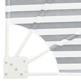 Schermo di Privacy per Balcone Antracite e bianco 210 x 210 cm