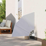 Schermo di Privacy per Balcone Grigio 115 x 115 cm Tessuto