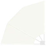 Schermo di Privacy per Balcone Crema 115 x 115 cm Tessuto